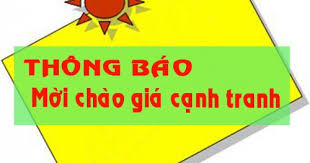Th?ng báo m?i chào giá gói mua s?m: Mua v?t t? l?c b?i ?i?n